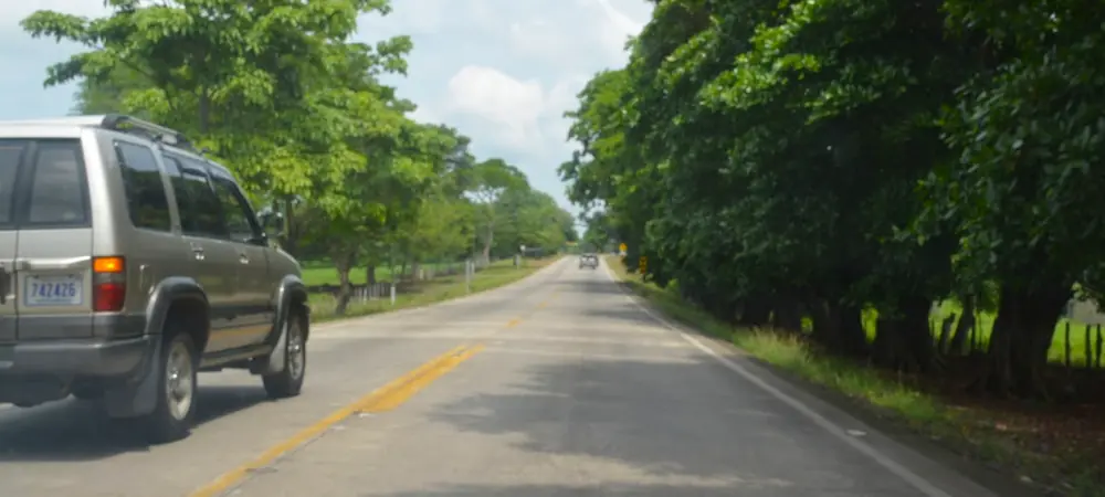 costa rica road made of concrete